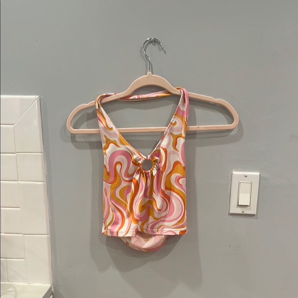 Colorful Swirl Pattern Top